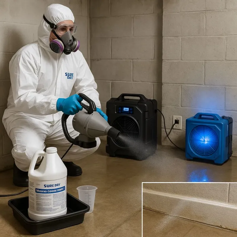 Sanitization and Odor Removal process in Five Points, FL