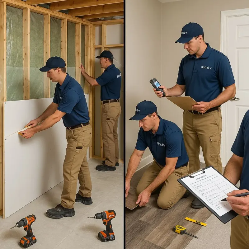 Repairs and Reconstruction process in Five Points, FL